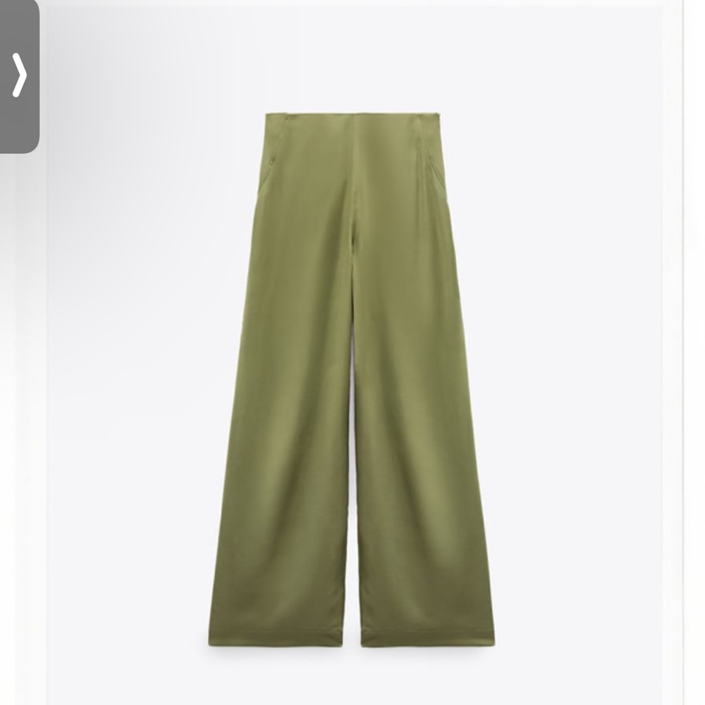 Full length Zara satin pants